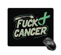Tapis De Souris Fuck-Cancers sous-Main Résistant Aux Eclaboussures Mouse Pad Imperméable Mousepad pour Travail Gaming Jeu M