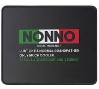 Tapis De Souris Funny Nonno Italian Grandfather Definition Tapis De Bureau Anti-Dérapant Mousepad Comfortable sous-Main pour Claviers Table Voyage 25X30CM