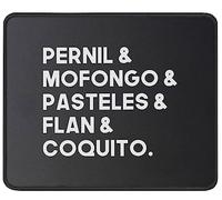 Tapis De Souris Funny Puerto Rico Food Puerto Rican Tapis De Bureau Doux sous-Main Parfait Mouse Pad pour Table Voyage Claviers 25X30CM