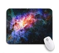 Tapis De Souris Galaxie, Espace Lointain, Étoiles Et Nébuleuses Étoilées Tapis De Souris Carré Lavable Tapis Souris, pour Ordinateur Portable, Ordinateur, 25 x 30cm