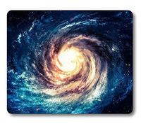 Tapis de souris galaxie, incroyablement beau galaxie spirale quelque part dans l'espace profond rectangulaire en caoutchouc antidérapant tapis de souris de jeu