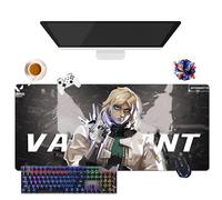 Tapis de Souris Game Valorant Jett Omen Phoenix Viper | Tapis de Souris Gamer XL | Usage Bureau, Étude & Maison | Base Antidérapante + Surface Douce (11, 35.4" × 15.7" × 0.12")