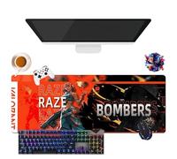 Tapis de Souris Game Valorant Jett Omen Phoenix Viper | Tapis de Souris Gamer XL | Usage Bureau, Étude & Maison | Base Antidérapante + Surface Douce (6, 31.5" × 11.8" × 0.12")