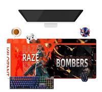 Tapis de Souris Game Valorant Jett Omen Phoenix Viper | Tapis de Souris Gamer XL | Usage Bureau, Étude & Maison | Base Antidérapante + Surface Douce (6, 35.4" × 15.7" × 0.12")