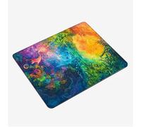 Tapis de Souris Gamer 240x200x3mm, Tapis Souris Coloré sous Main Bureau Abstrait Mouse Pad Imperméable, avec Base en Caoutchouc, Bord Cousu Mousepad, Portable Gaming Accessoire Bureau Cadeaux S0-1