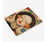 Tapis de Souris Gamer 260x210x3mm, Tapis Souris Fille sous Main Bureau Abstrait Mouse Pad Imperméable, avec Base en Caoutchouc, avec Bord Cousu Mousepad, Portable Gaming Accessoire Bureau S0-1361