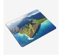 Tapis de Souris Gamer 340x280x3mm, Tapis Souris Mer sous Main Bureau Canyon Mouse Pad Imperméable, avec Base en Caoutchouc, avec Bord Cousu Mousepad, Portable Gaming Accessoire Bureau Cadeaux S0-333