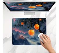 Tapis de Souris Gamer 420x350x3mm, Tapis de Souris Petit Gris Paysage Modèle, Base en Caoutchouc Antidérapante, Une Glisse Ultra-Douce Un Suivi Optimal, Imperméable Mouse Pad pour Bureau, Jeu j0j-240