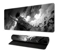 Tapis de Souris Gamer Antidérapant Style Japonais Format Extra Large Surface Lisse Imperméable Accessoire pour Souris Clavier Ordinateur