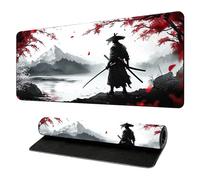 Tapis de Souris Gamer Antidérapant Style Japonais Format Extra Large Surface Lisse Imperméable Accessoire pour Souris Clavier Ordinateur