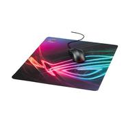 ASUS Tapis de souris gaming ROG Strix Edge – format portrait, bords cousus, base agrippante