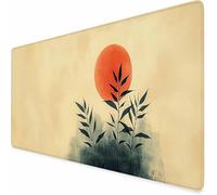 Tapis de Souris Gamer Beige Tapis de Souris XXL Simplicité 900x400x3MM, Gaming Accessoire, Accessoires Bureau avec Coutures sur Les Bords Base en Caoutchouc Antidérapant Surface pour Gamer -XZ3W