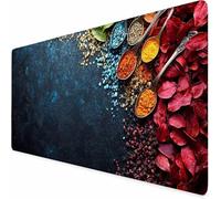 Tapis de Souris Gamer Couleur Tapis de Souris XXL Vie 600x300x3MM, Gaming Accessoire, Accessoires Bureau avec Coutures sur Les Bords Base en Caoutchouc Antidérapant Surface pour Gamer, Bureau -XZ587