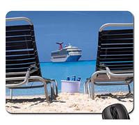 Tapis De Souris Gamer, Croisière Carnival Croisière Half Moon Cay Holidays Croisière Gamer Mouse Pad Antidérapante Tapis De Souris De Jeu Durable Tapis De Gaming pour Souris Pc 25X30Cm