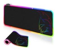 Tapis de Souris Gamer EMPIRE GAMING - Dark Rainbow - RGB LED 12 Modes d’Eclairage - Mouse Pad Rétroéclairage - Hydrorésistant - Caoutchouc Antidérapant - PC, Mac et Ordinateur Portable - 800 x 300 x 4