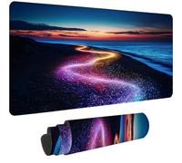 Tapis de Souris Gamer Fantaisie Tapis Souris XXL 1200x600 mm Mouse Pad avec Base en Caoutchouc Antidérapante,Mouse Pad Antidérapant Étanche pour Pc,Gamer,Accessoire Bureau Decoration,Océan,-DD 1716