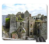 Tapis De Souris Gamer, Fort Ireland Laisse Un Bâtiment Abandonné dans Le Comté De Cork Tapis De Souris D'Ordinateur Antidérapante Gamer Mouse Pad Bords Cousus Tapis De Gaming pour Pc 25X30Cm