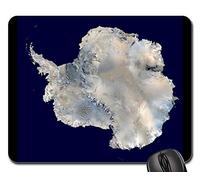 Tapis De Souris Gamer, Vue Aérienne du Continent du Pôle Sud De L'Antarctique Tapis De Souris D'Ordinateur Antidérapante Mouse Pad Portable Souris De Bureau pour Ordinateur Jeux 25X30Cm