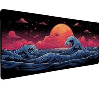 Tapis De Souris Gaming 1500x800x3mm Tapis Souris XXL Sea O-ZP62Q | Mouse Pad Grand MousePad, Améliore la Précision et Rapidité, Imperméable Antidérapante Mousepad pour Accessoires Gaming