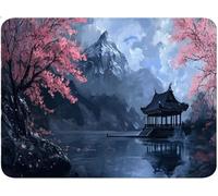 Tapis de Souris Gaming 150x300x3mm, Arbre Petit Tapis de Souris, Amélioration la Précision, Accessoire Bureau, Base en Caoutchouc Antidérapante, Accessoire Gaming pour Clavier Montagne (2) qw-424