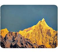 Tapis de Souris Gaming 150x300x3mm, Montagne Petit Tapis de Souris Gamer, Amélioration la Précision, Accessoire Bureau, Base en Caoutchouc Antidérapante, Accessoire Gaming pour Clavier Orange qw-375