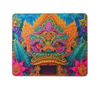 Tapis de Souris Gaming - 180 x 220 mm - Petit Mouse PadBali - Surface Spéciale Améliore la Vitesse et la Précision - Base en Caoutchouc Antidérapant Surface - Portable et Lavable j-13