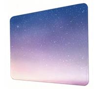 Tapis de Souris Gaming 240 x 200 x 3mm, Tapis de Souris Violet, Optimisé pour Les capteurs, Friction modérée, Bords Cousus et Base en Caoutchouc Antidérapante, Accessoires Mac et PC, Étoile J0-1000