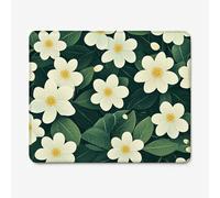 Tapis de Souris Gaming 240x200mm, Tapis de Souris PC Imperméable Design Fleur/Usine, Glisse Fluide, Base Antidérapante, Accessoire Bureau, Travail, Jeu Mouse Pad, Cadeau W-O4466