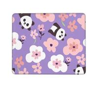 Tapis de Souris Gaming - 250 x 200 mm - Petit Mouse PadDessin animé Panda - Surface Spéciale Améliore la Vitesse et la Précision - Base en Caoutchouc Antidérapant Surface - Portable et Lavable j-450