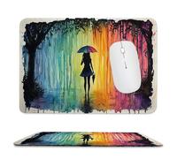 Tapis de Souris Gaming - 260 x 210 mm - Petit Mouse Pad Paroles féminines - Surface Spéciale Améliore la Vitesse et la Précision - Base en Caoutchouc Antidérapant Surface - Portable et Lavable j-648