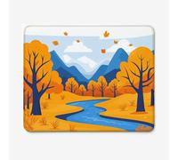 Tapis de Souris Gaming 260x210mm, Tapis de Souris PC Imperméable Design Dessin Animé/Forêt, Glisse Fluide, Base Antidérapante, Accessoire Bureau, Travail, Jeu Mouse Pad, Cadeau W-O654