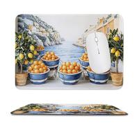 Tapis de Souris Gaming - 300 x 250 mm - Petit Mouse Pad Fruits du Paysage - Surface Spéciale Améliore la Vitesse et la Précision - Base en Caoutchouc Antidérapant Surface - Portable et Lavable j-226
