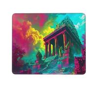 Tapis de Souris Gaming - 300 x 250 mm - Petit Mouse PadLe Panthéon - Surface Spéciale Améliore la Vitesse et la Précision - Base en Caoutchouc Antidérapant Surface - Portable et Lavable j-884