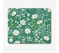 Tapis de Souris Gaming 300x250mm, Tapis de Souris PC Imperméable Design Fleur/Usine, Glisse Fluide, Base Antidérapante, Accessoire Bureau, Travail, Jeu Mouse Pad, Cadeau W-O4497
