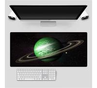 Tapis de Souris Gaming 300x700x2mm,XXL Gamer Mouse Pad,Surface spéciale améliore la Vitesse et la précision,Base en Caoutchouc Antidérapant Surface Mouse Pad - Planète Verte