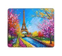 Tapis de Souris Gaming - 400 x 300 mm - Petit Mouse PadLa Tour Eiffel - Surface Spéciale Améliore la Vitesse et la Précision - Base en Caoutchouc Antidérapant Surface - Portable et Lavable j-4