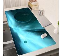 Tapis de Souris Gaming 400x700x3mm,XXL Gamer Mouse Pad,Surface spéciale améliore la Vitesse et la précision,Base en Caoutchouc Antidérapant Surface Mouse Pad - Planète Verte