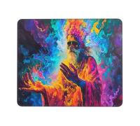 Tapis de Souris Gaming - 420 x 350 mm - Petit Mouse PadLes Dieux - Surface Spéciale Améliore la Vitesse et la Précision - Base en Caoutchouc Antidérapant Surface - Portable et Lavable j-811