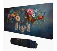 Tapis de Souris Gaming, 90 x 40 cm Grand sous-Main, Attrape-rêves 1D#962