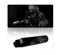 Tapis de souris gaming American Army Troops Soldiers 24L×12l pouces, grand format, pour ordinateur portable, base antidérapante en caoutchouc avec bords cousus, idéal pour la maison et le bureau.