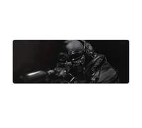 Tapis de souris gaming American Army Troops Soldiers 32L×12l pouces, grand format, pour ordinateur portable, base antidérapante en caoutchouc avec bords cousus, idéal pour la maison et le bureau.