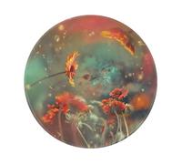 Tapis De Souris Gaming Aquarelle De Fleurs Colorées Au Printemps 7 Tapis De Souris Portable Mouse Pad Durable Mousepad pour Voyage Maison Ordinateur 20X20 Cm