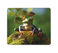 Tapis De Souris Gaming Arbre À Grenouilles De La Paix Portable Tapis De Souris Étanche Mousepad De Bureau pour Accessoires Pc Gaming 10X12In