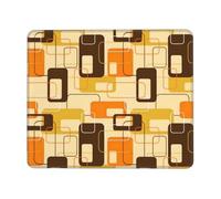 Tapis De Souris Gaming Art Moderne du Milieu du XXE Siècle Moderne Tapis De Souris Résistant Mouse Pad pour Pc Accessoires Ordinateur 10X12In