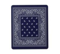 Tapis De Souris Gaming, Bandana Bleu Marine du Sud-Ouest À Imprimé Cachemire Tapis Souris Confort Souris De Gaming Durable Tapis De Souris De Jeu pour Ordinateur Pc 25X30Cm