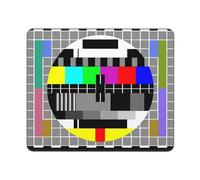 Tapis De Souris Gaming Barres De Couleur pour Télévision À Définition Standard Smpte Confort Tapis De Souris Antidérapante Base De Table pour Pc Maison Gamer 10X12In
