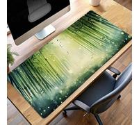 Tapis de Souris Gaming Bleu, Tapis de Souris XXL 1000x500x3mm, Étendue Base Anti-Dérapage Mat, Imperméable Surface, Bords Cousus, Lavable Mouse Pad OcéAn pour Maison Bureau Ordinateur PjY8108 5-1