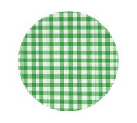 Tapis De Souris Gaming Carreaux Verts Et Blancs Classiques Tapis De Souris Antidérapant Mouse Pad Bords Cousus Mousepad pour Voyage Maison Ordinateur 20X20 Cm