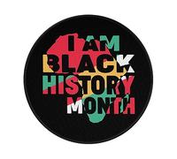 Tapis De Souris Gaming Carte Colorée du Mois De L'Histoire des Noirs 10 Tapis De Souris Durable Mouse Pad Petit Mousepad pour Travail Bureau Maison 20X20 Cm