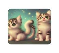 Tapis De Souris Gaming, Chat Chaton Chaton Frères Et Sœurs ! Tapis De Souris D'Ordinateur Base en Caoutchouc Tapis Souris Antidérapante Mousepad pour Pc Souris 25X30Cm